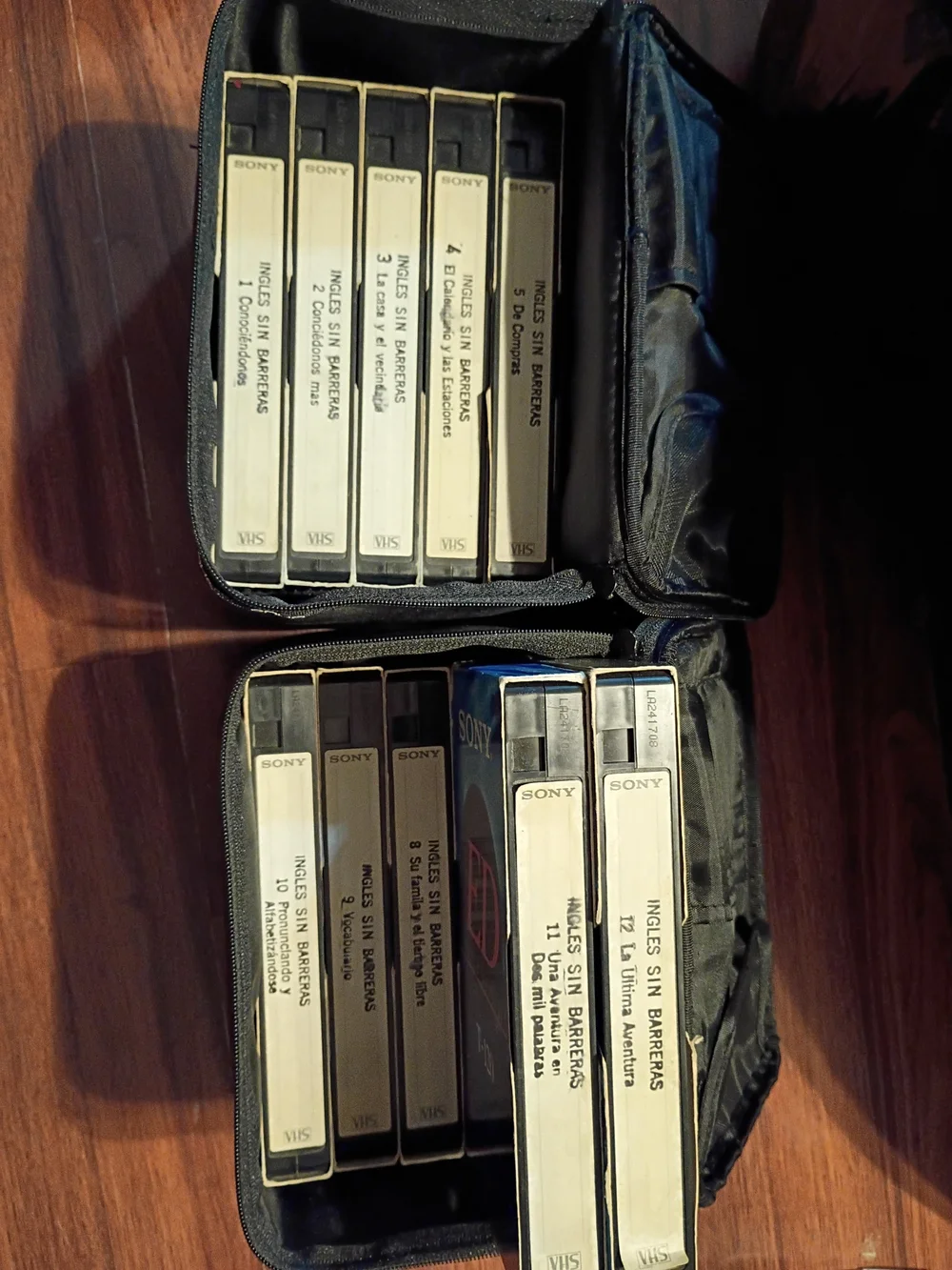Inglés Sin Barreras VHS Tape Set Vintage English Learning Course